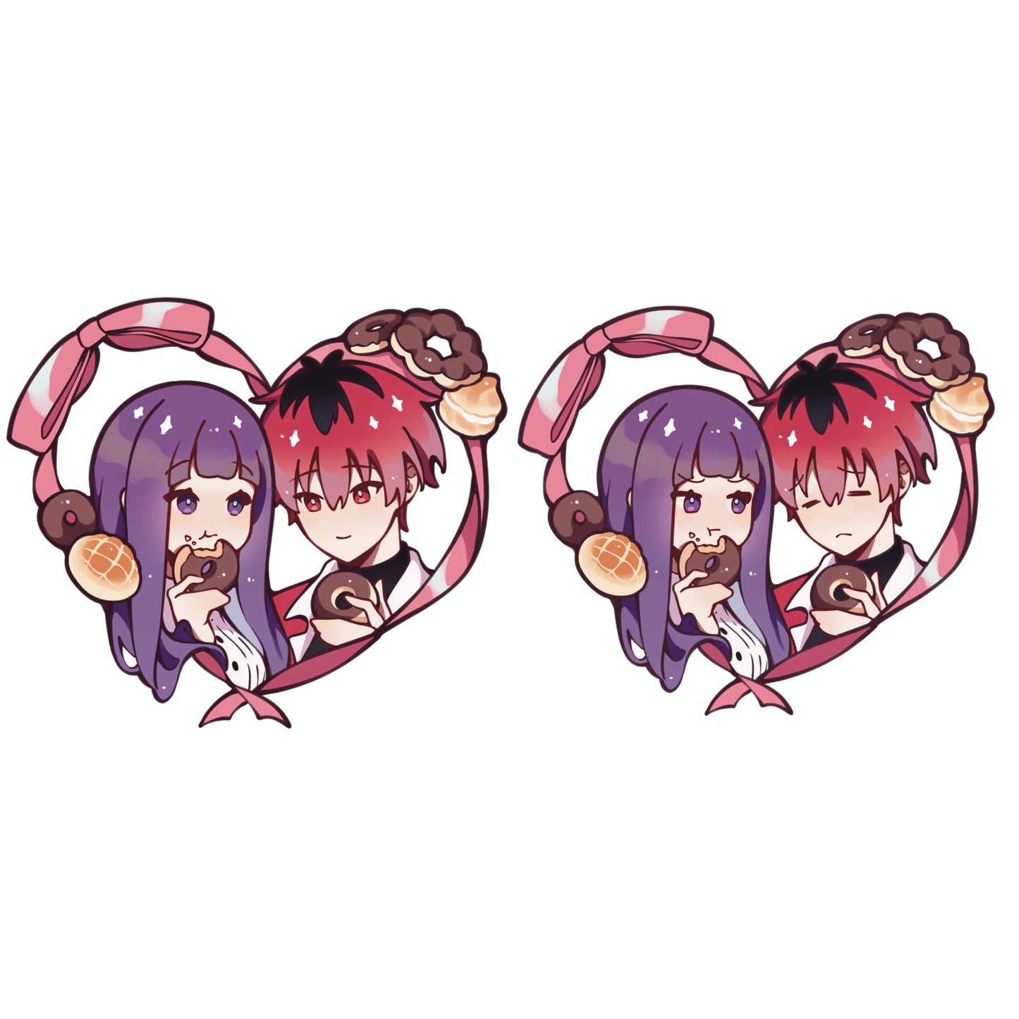 Fern & Stark Couple Keychain