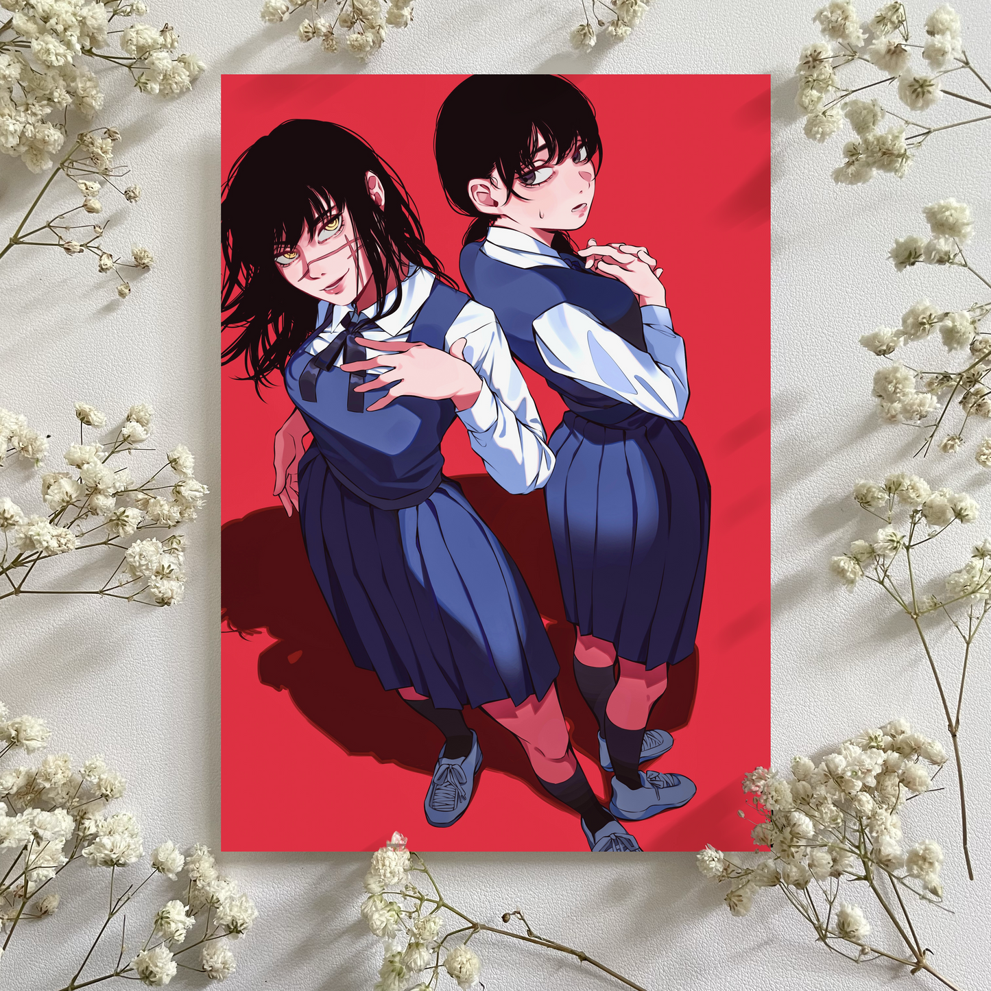 Asa and Yoru (Chainsawman) Print