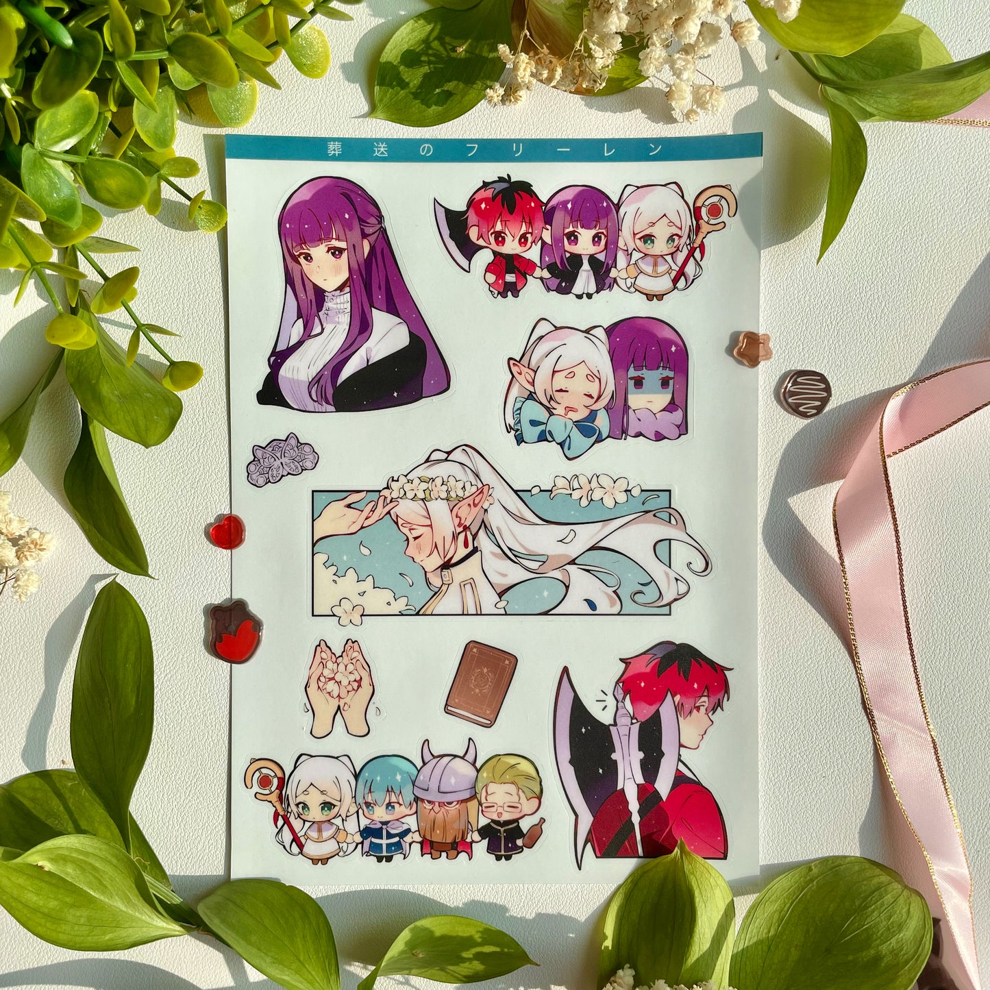 Frieren Sticker Sheet A5