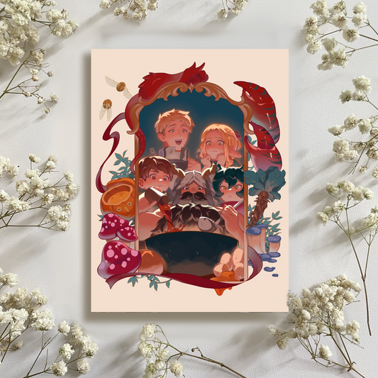 Dungeon Meshi A5 Print