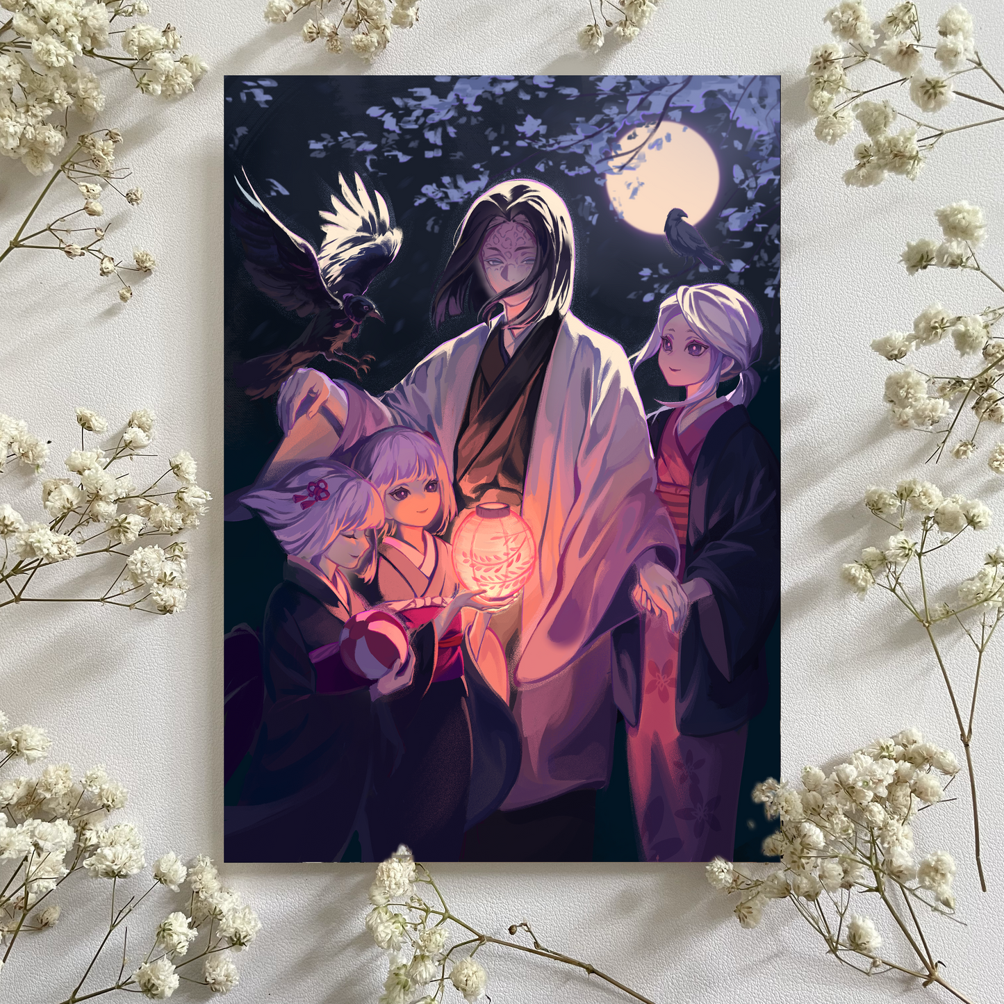 Ubuyashiki Family A5 Print