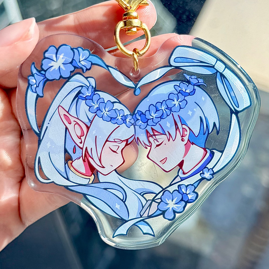 Frieren & Himmel Couple Keychain