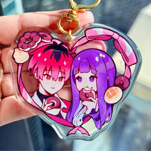 Fern & Stark Couple Keychain