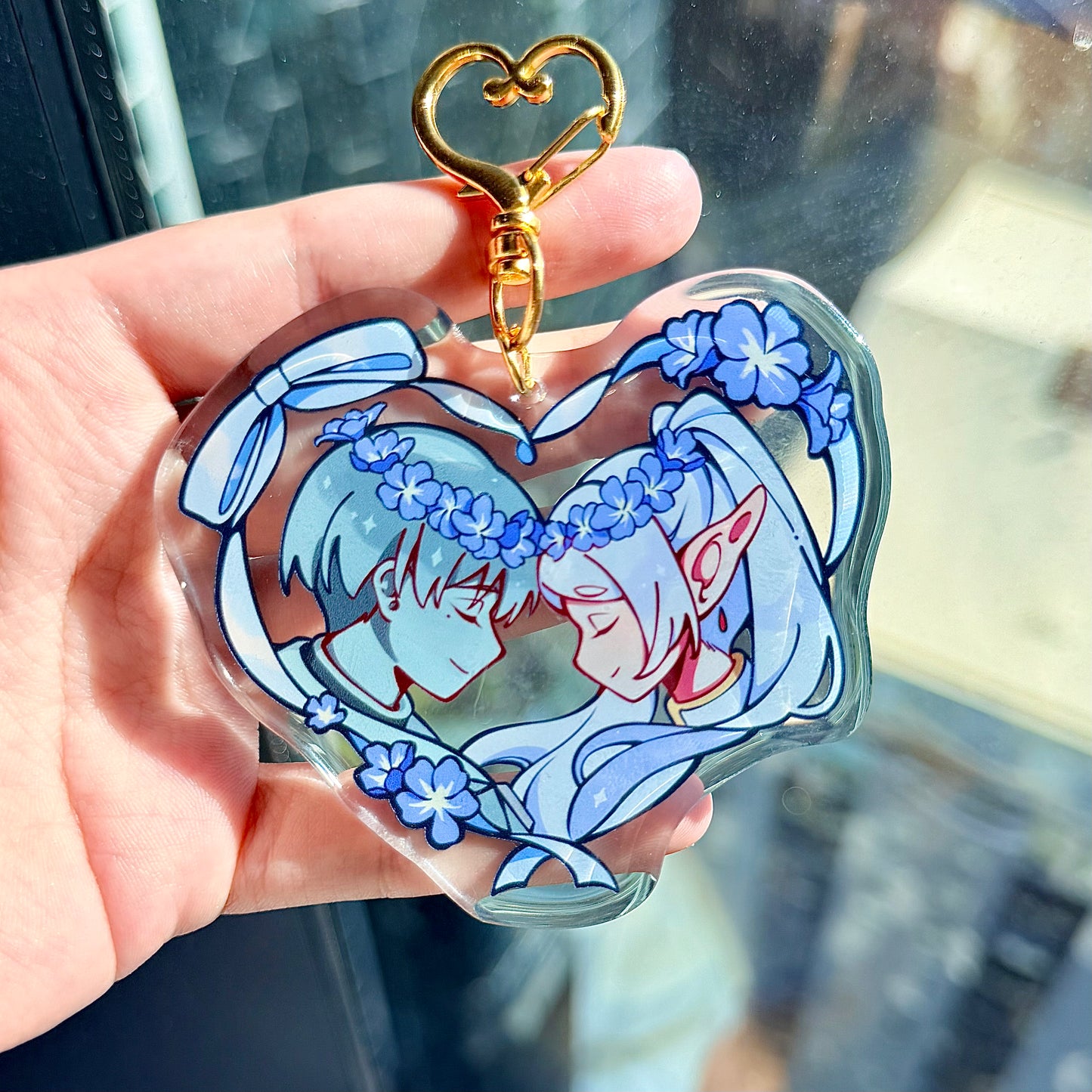 Frieren & Himmel Couple Keychain