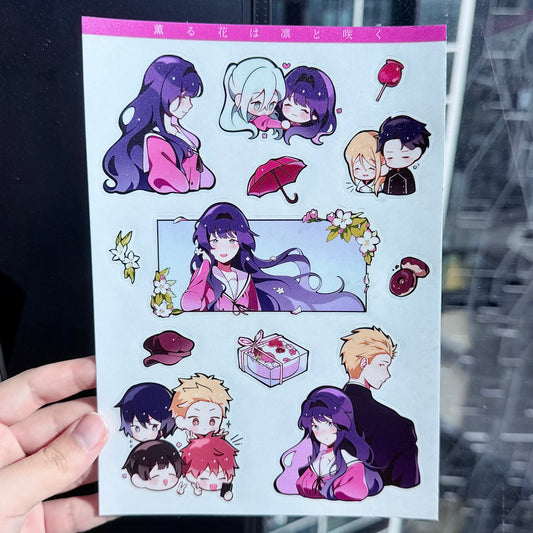 Kaoru Hana Sticker Sheet A5