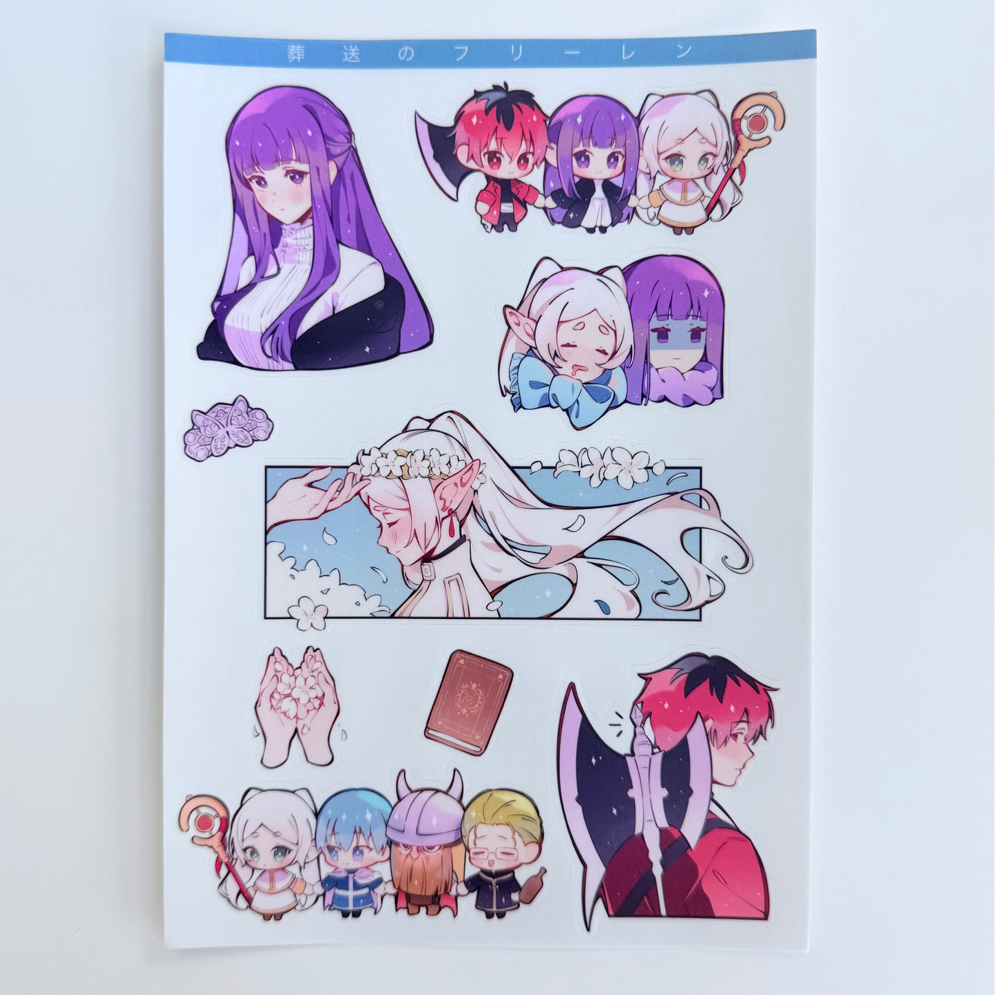 Frieren Sticker Sheet A5