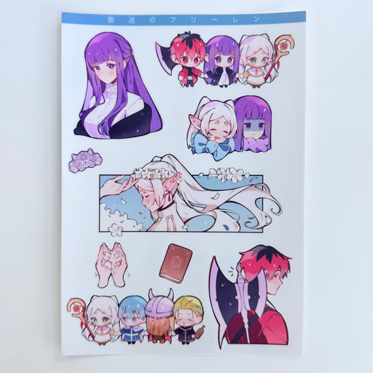 Frieren Sticker Sheet A5