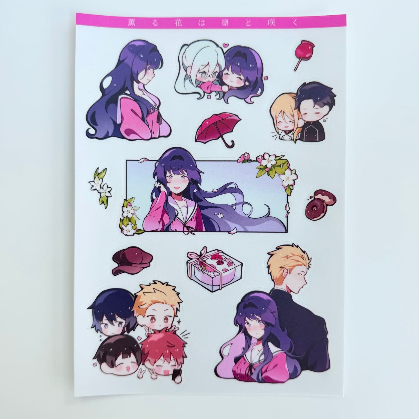 Kaoru Hana Sticker Sheet A5