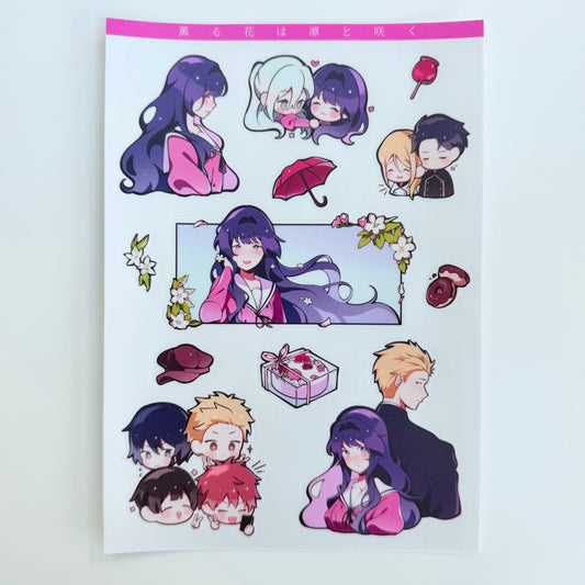 Kaoru Hana Sticker Sheet A5