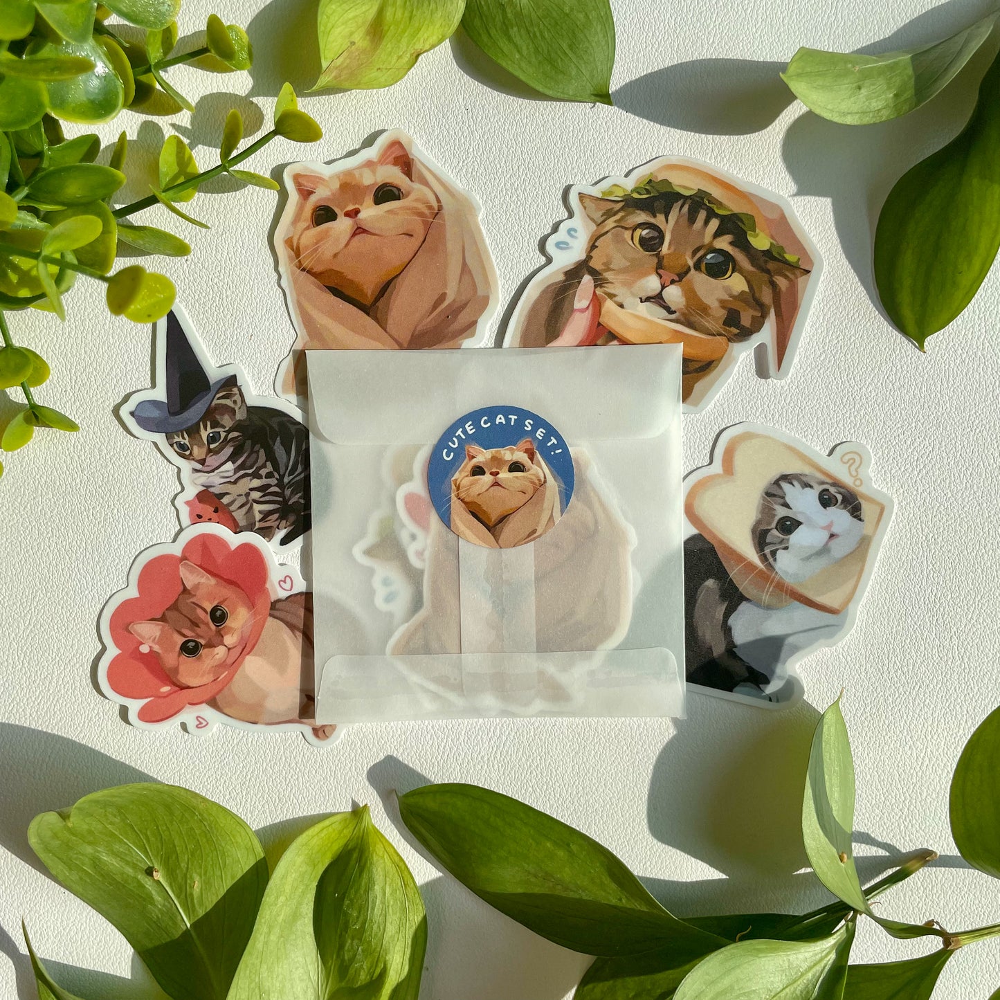 Meme Cat Sticker Set